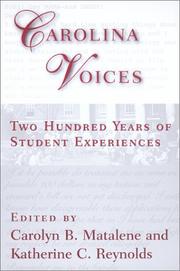 Cover of: Carolina Voices: Two Hundred Years of Student Experiences