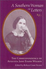Cover of: A Southern woman of letters | Augusta J. Evans