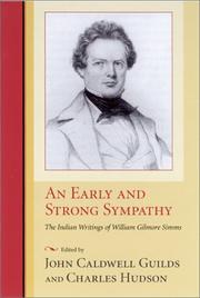 Cover of: An early and strong sympathy: the Indian writings of William Gilmore Simms