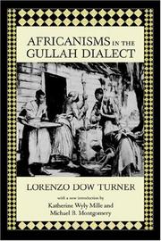 Cover of: Africanisms in the Gullah dialect by Lorenzo Dow Turner