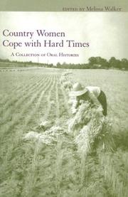 Cover of: Country women cope with hard times: a collection of oral histories