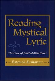 Cover of: Reading Mystical Lyric by Fatemeh Keshavarz