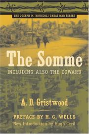Cover of: The Somme, Including Also the Coward (The Joseph M. Bruccoli Great War Series)