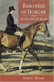 Cover of: Baroness of Hobcaw: The Life of Belle W. Baruch