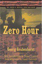 Cover of: Zero Hour (The Joseph M. Bruccoli Great War Series)
