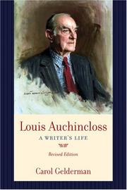 Cover of: Louis Auchincloss by Carol W. Gelderman