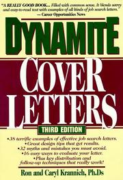 Dynamite cover letters and other great job search letters by Ronald L. Krannich, Caryl Rae Krannich