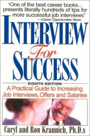 Cover of: Interview for success by Caryl Rae Krannich, Caryl Rae Krannich