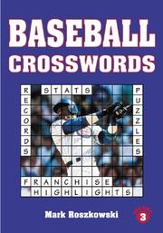 Cover of: Baseball crosswords | Mark Roszkowski