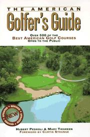 Cover of: The American golfer's guide