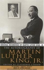 Cover of: The Autobiography of Martin Luther King, Jr. by 