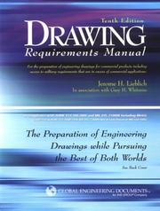 Cover of: Drawing Requirements Manual (10th ed) (DRM) by Jerome H. Lieblich