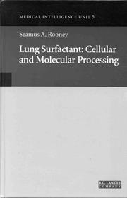 Cover of: Lung surfactant: cellular and molecular processing