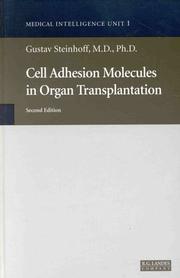 Cover of: Cell adhesion molecules in organ transplantation