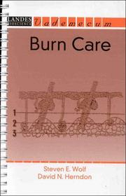 Cover of: Burn care