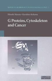 Cover of: G proteins, cytoskeleton, and cancer