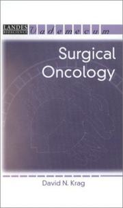 Cover of: Surgical oncology by David N. Krag