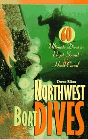 Cover of: Northwest boat dives by Dave Bliss