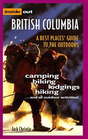 Cover of: Inside Out British Columbia: A Best Places Guide to the Outdoors (Best Places)