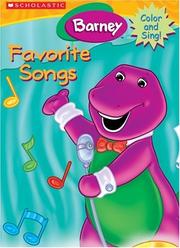 Cover of: Barney's Favorite Songs