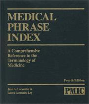 Medical phrase index by Jean A. Lorenzini