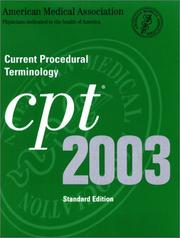 Cover of: Current Procedural Terminology by American Medical Association., American Medical Association.