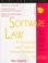 Cover of: Software law