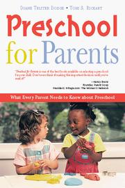 Cover of: Preschool for parents by Dodge, Diane Trister.