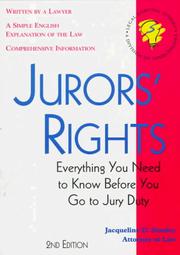 Cover of: Jurors' rights