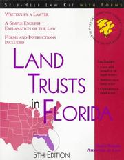 Cover of: Land trusts in Florida by Mark Warda