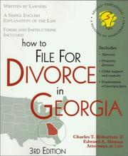 Cover of: How to file for divorce in Georgia: with forms