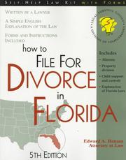 Cover of: How to file for divorce in Florida by Edward A. Haman
