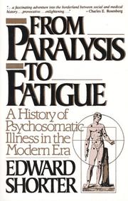 Cover of: From Paralysis to Fatigue by Edward Shorter