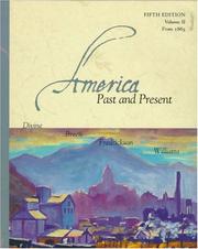 Cover of: America Past and Present | Robert A. Divine