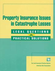 Cover of: Property insurance issues in catastrophe losses by Pamela Levin