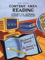 Cover of: Content area reading by Richard T. Vacca