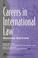 Cover of: Careers in international law