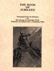 Cover of: The Book of Jubilees
