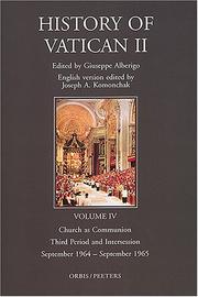 Cover of History of Vatican II Vol. 4 : Church as Communion