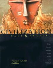 Cover of: Civilization past & present. by 