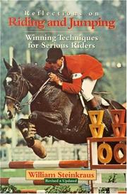 Cover of: Reflections on riding and jumping by William Steinkraus