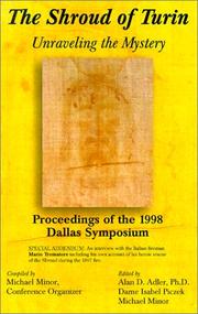 Cover of: The Shroud of Turin by Michael Minor, Dame Isabel Paczek, Alan D. Adler