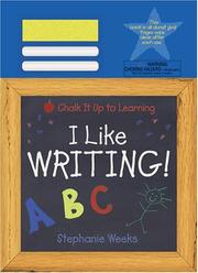 Cover of: I like writing!: A B C