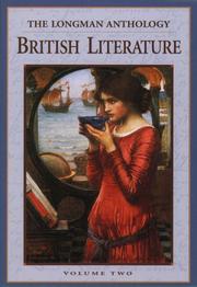Cover of: The Longman anthology of British literature