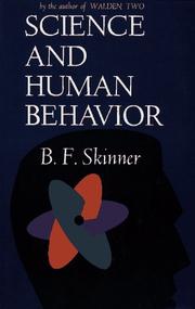 Cover of: Science And Human Behavior by B. F. Skinner