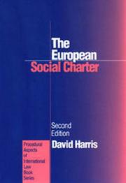 The European Social Charter by D. J. Harris