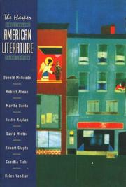 Cover of: Harper American Literature, Single Volume Edition (3rd Edition)
