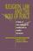 Cover of: Religion, Law and the Role of Force