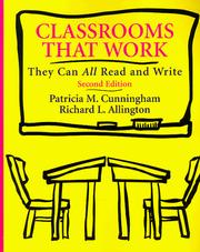Cover of: Classrooms That Work by Patricia Marr Cunningham, Richard L. Allington