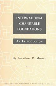 International charitable foundations by Jonathon R. Moore